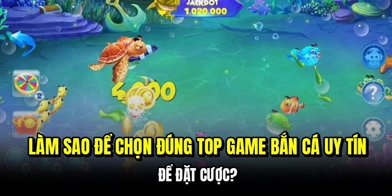 Làm sao để chọn đúng top game bắn cá uy tín để đặt cược?